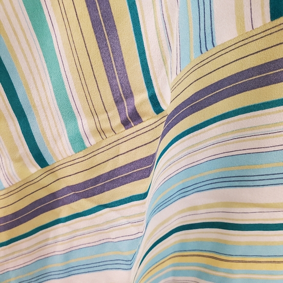 NWT Silk Dress, The look by Randolph Duke,  size 8  sleeveless trumpet dress. - Picture 3 of 5